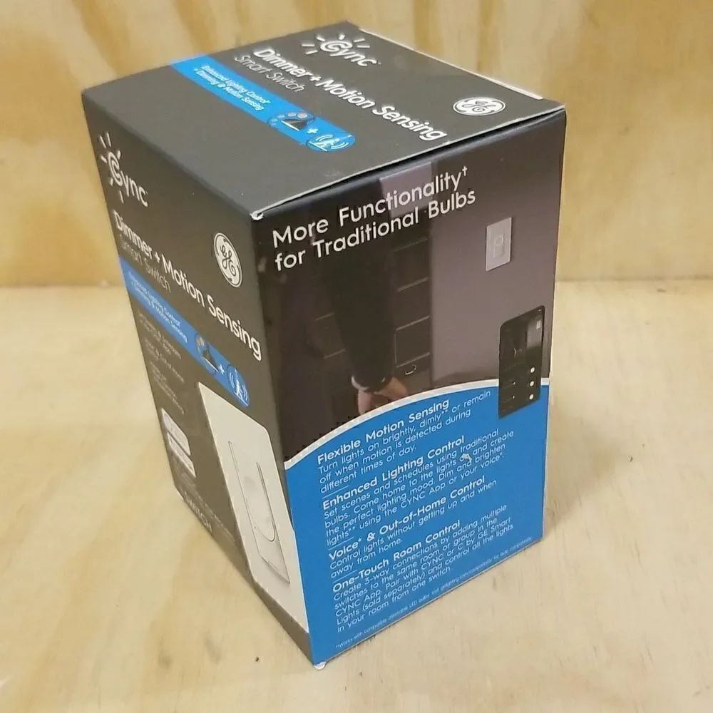 GE Smart Motion Sensing & Dimmer Switch Bluetooth Google - Picture 2 of 4